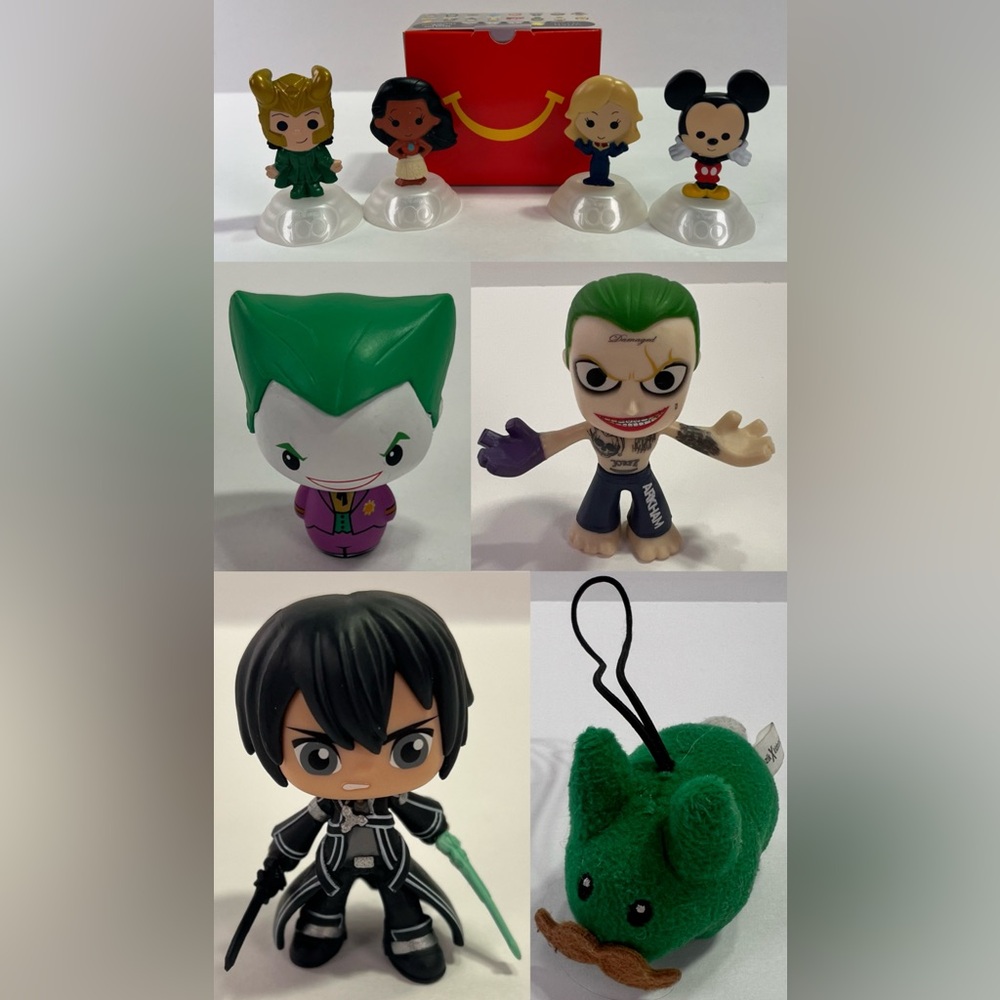 Various Mystery Box Toys Figures - Funko, Kid Robot, McDonalds